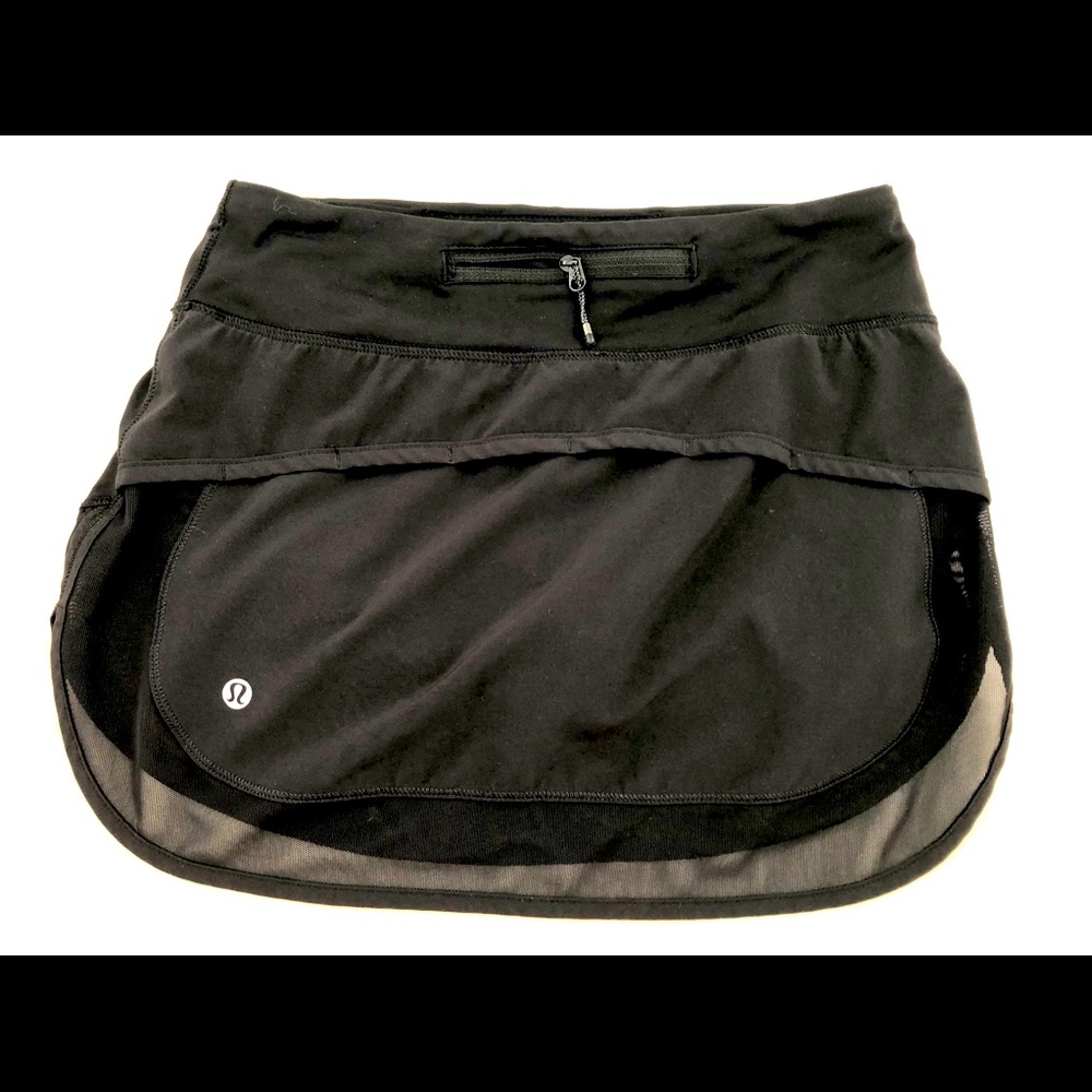Black Lululemon Running Skirt